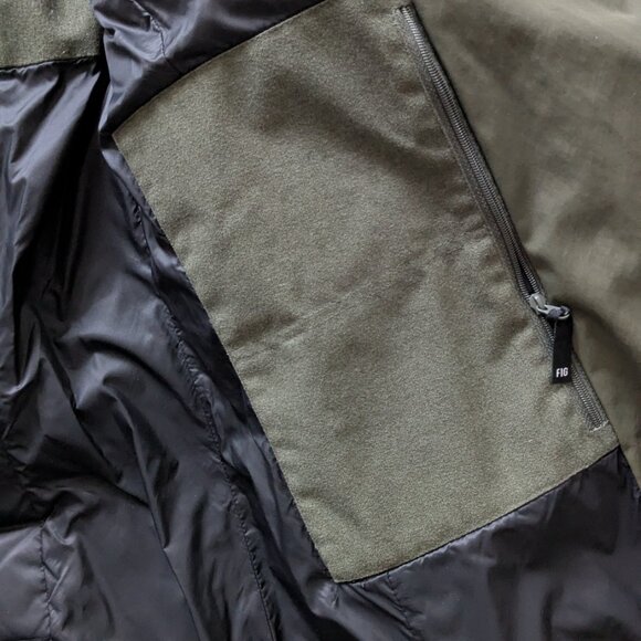 FIG Clothing warm winter jacket with asymetrical zip - Picture 5 of 10